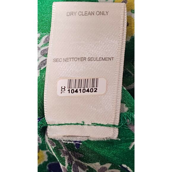 Rebecca Taylor Floral Printed Silk Trapeze Tank XS - Picture 8 of 8